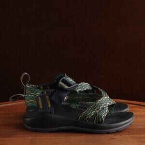 Chaco Sandals Kids SZ 12 Green Z1 Classic Strappy Outdoor Waterproof Hiking Shoe